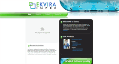 Desktop Screenshot of ekvira.com